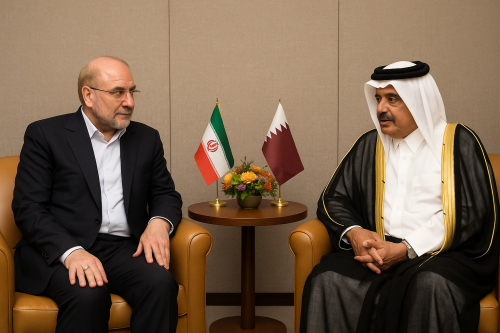 قالیباف تو دیدار با رئیس مجلس قطر گفت «ایران و قطر تو شرایط سخت همیشه کنار هم بودن و از هم حمایت کردن. از اون طرف، آمریکا و اسرائیل همیشه سعی کردن اینطور وانمود کنن که ایران باعث ناامنی منطقهست